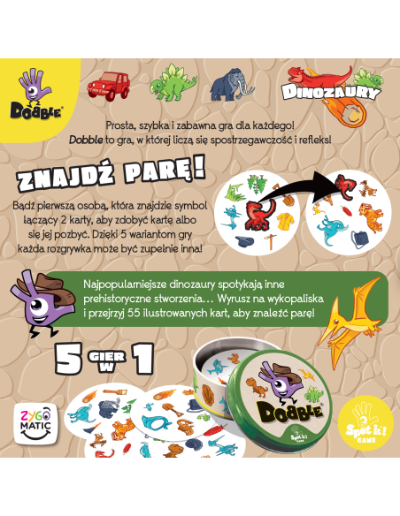 Dobble Dinozaury