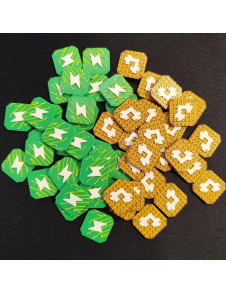 Seti - Zestaw plastikowych żetonów kredytów i energii