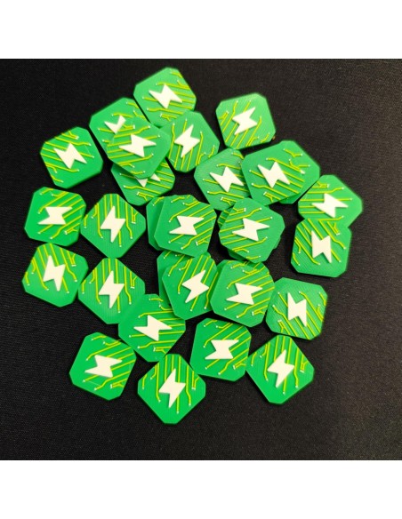 Seti - Zestaw plastikowych żetonów kredytów i energii