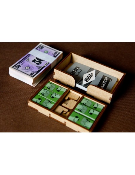 reDrewno Insert pasujący do gry Food Chain Magnate