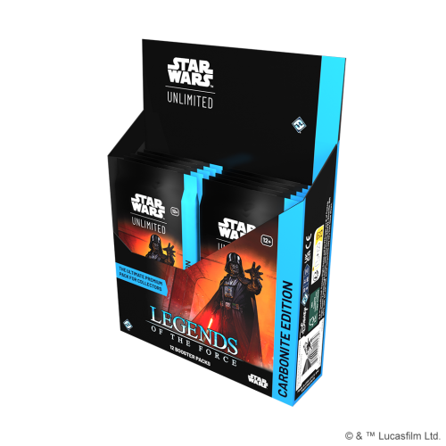 Star Wars: Unlimited Card Game - Legends of the Force - Carbonite Booster Box (12)
