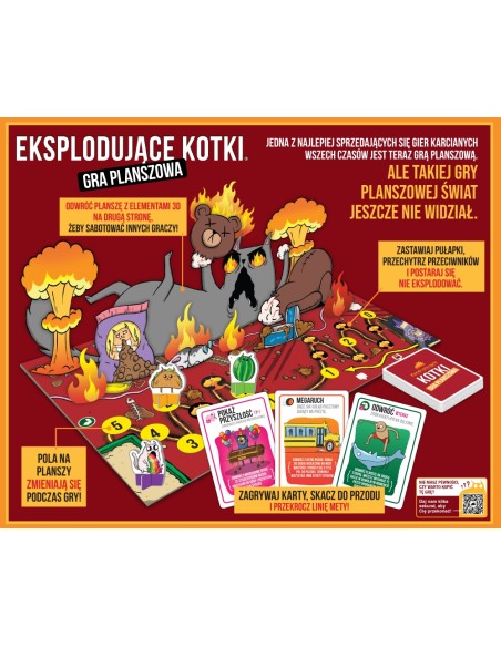 Eksplodujące Kotki: Gra planszowa