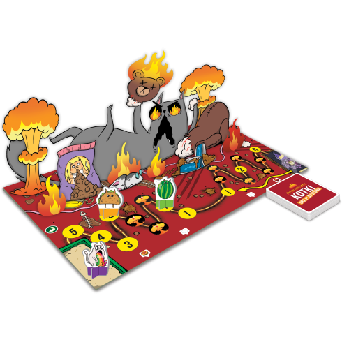 Eksplodujące Kotki: Gra planszowa