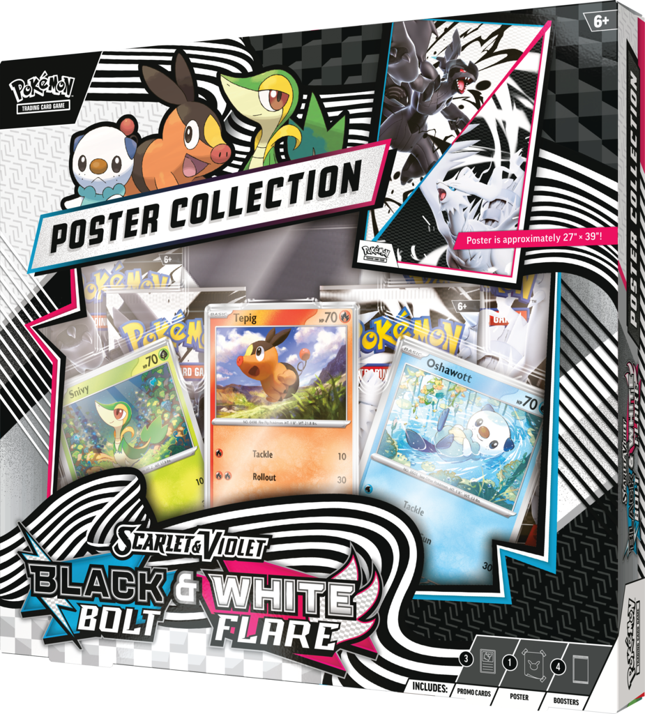 Pokémon TCG: Scarlet & Violet - White Flare & Black Bolt - Unova Poster Collection