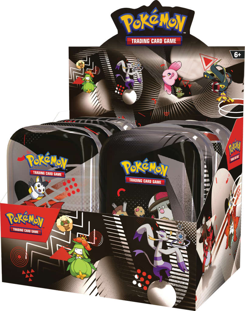 Pokémon TCG: Scarlet & Violet - White Flare & Black Bolt - Unova Mini Tin - Zestaw (8 puszek)