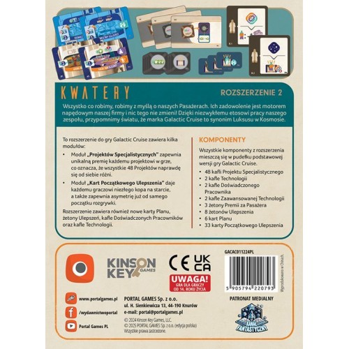 Galactic Cruise: Kwatery