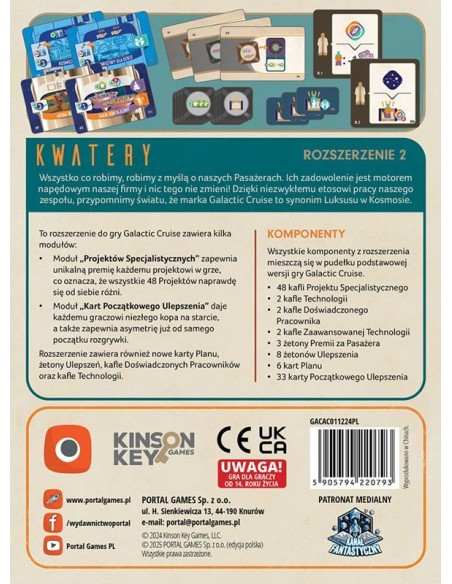 Galactic Cruise: Kwatery