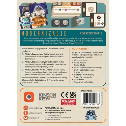 Galactic Cruise: Modernizacje