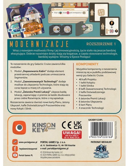 Galactic Cruise: Modernizacje