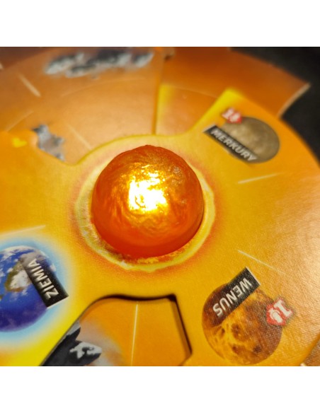 Seti - podstawka i 3 diody led do słoneczka