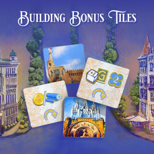 Barcelona: Passeig de Gracia: Building Bonus Tiles