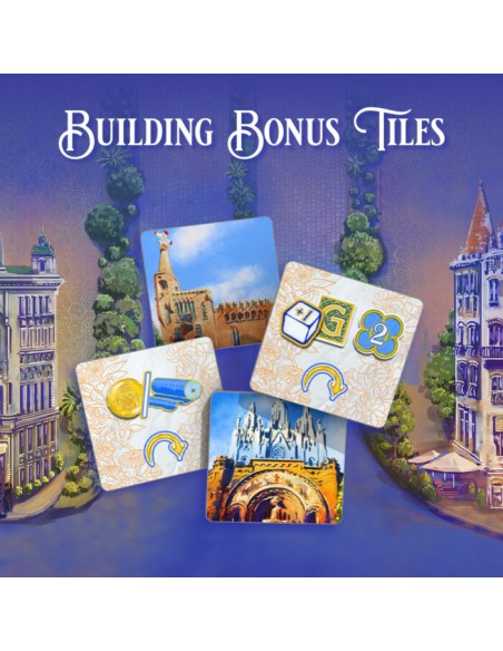 Barcelona: Passeig de Gracia: Building Bonus Tiles