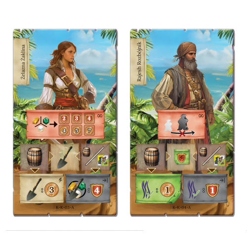 Piraci z Maracaibo: Kapitanowie