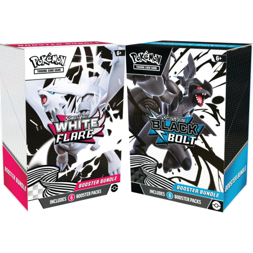 Pokémon TCG: S&V Black Bolt/White Flare - zestaw Booster Bundle - Reshiram+Zekrom