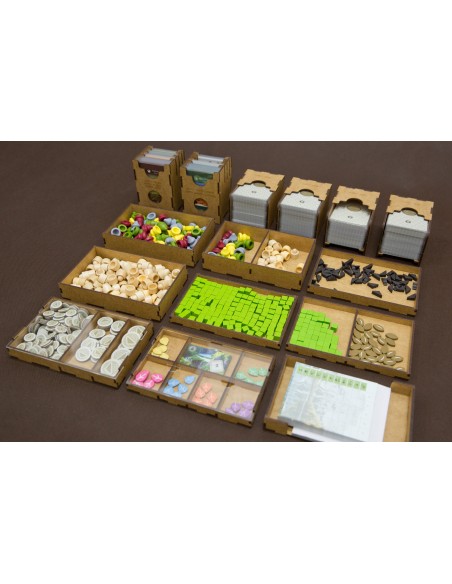 reDrewno Insert pasujący do gry Ziemia - wersja 2.0