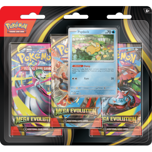 Pokémon TCG: Mega Evolution – 3PK Blister – Psyduck