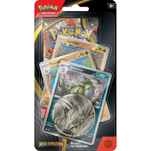 Pokémon TCG: Mega Evolution – Premium Checklane Blister – Tyranitar