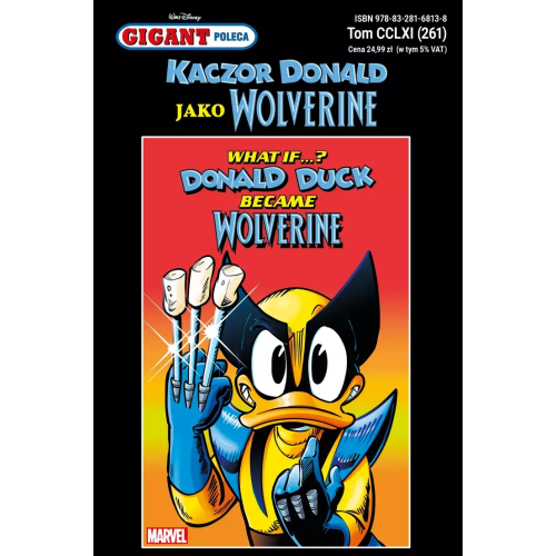 Gigant Poleca - 261 - Kaczor Donald jako Wolverine