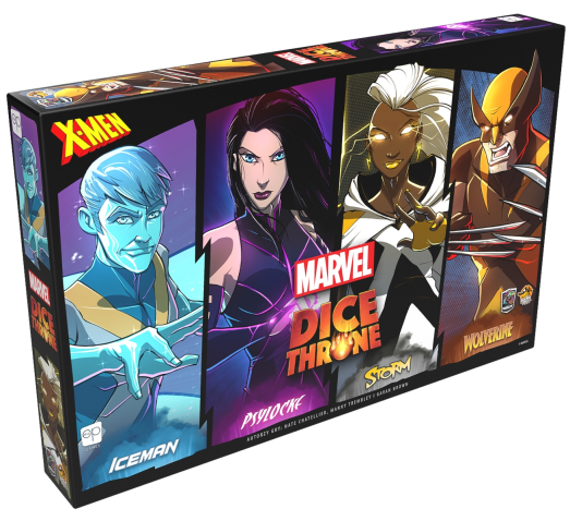 Marvel Dice Throne: X-Men - Box 1 (ICEMAN, PSYLOCKE, STORM, WOLVERINE)