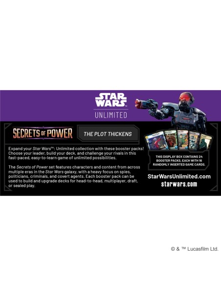 Star Wars: Unlimited Card Game - Secrets of Power - Booster Box