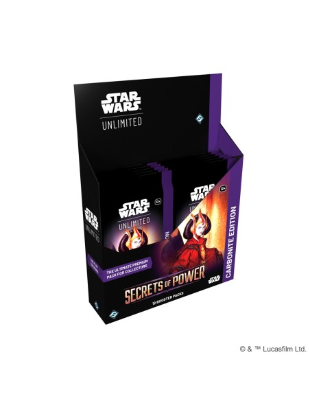 Star Wars: Unlimited Card Game - Secrets of Power - Carbonite Booster Box