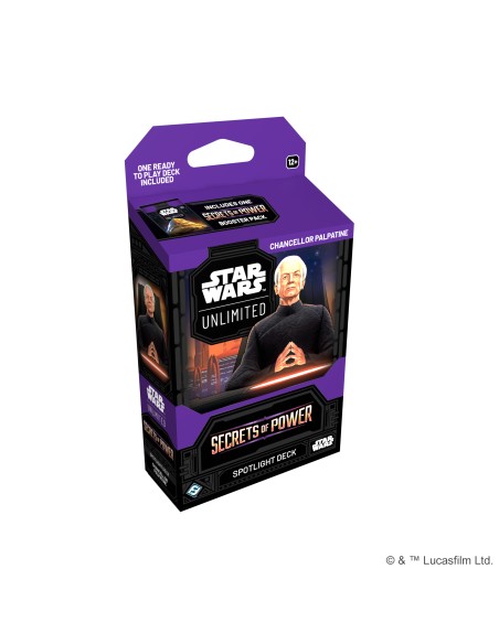 Star Wars: Unlimited Card Game - Secrets of Power - Spotlight Deck Chancellor Palpatine