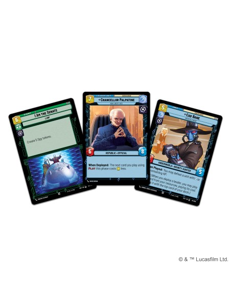 Star Wars: Unlimited Card Game - Secrets of Power - Spotlight Deck Chancellor Palpatine