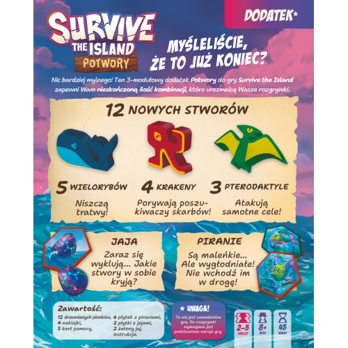 Survive the Island: Potwory