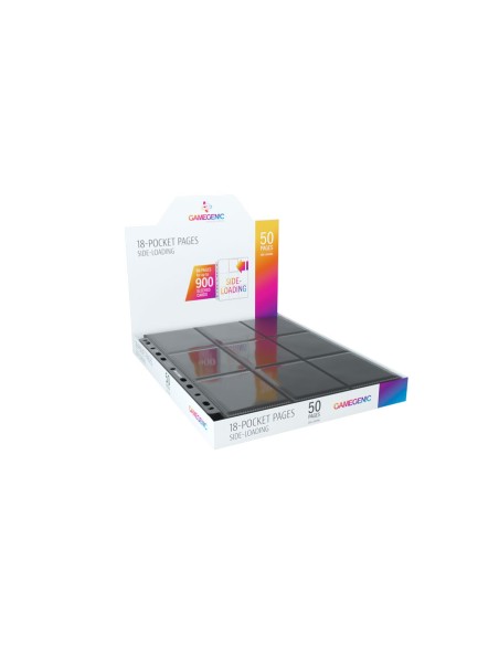 Gamegenic: 18-Pocket Pages Sideloading - Black (50 szt)