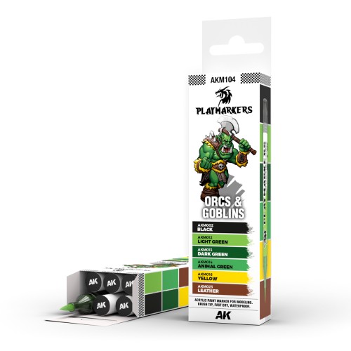 AK Interactive: Playmarkers - Orcs & Goblins