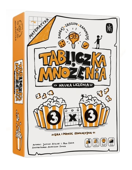 Tabliczka mnożenia. Nauka liczenia