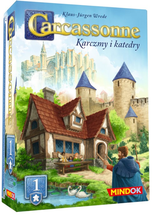 CARCASSONNE PL 3 ED. 1. KARCZMY I KATEDRY