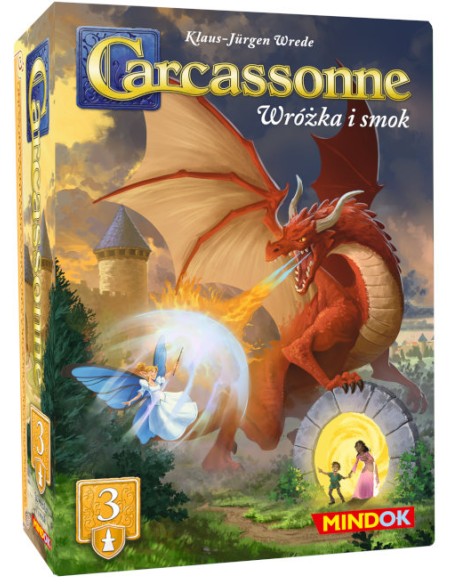 CARCASSONNE PL 3 ED. 3.WRÓŻKA I SMOK