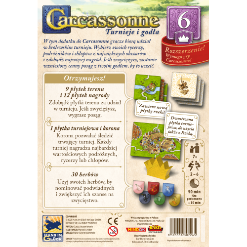 CARCASSONNE PL 3 ED. 6.TURNIEJE I GODŁA