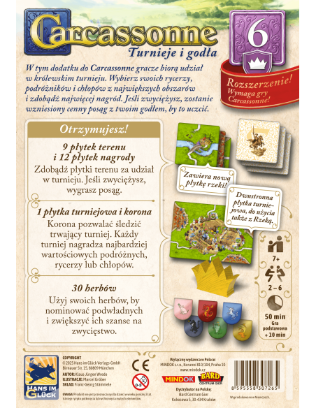 CARCASSONNE PL 3 ED. 6.TURNIEJE I GODŁA