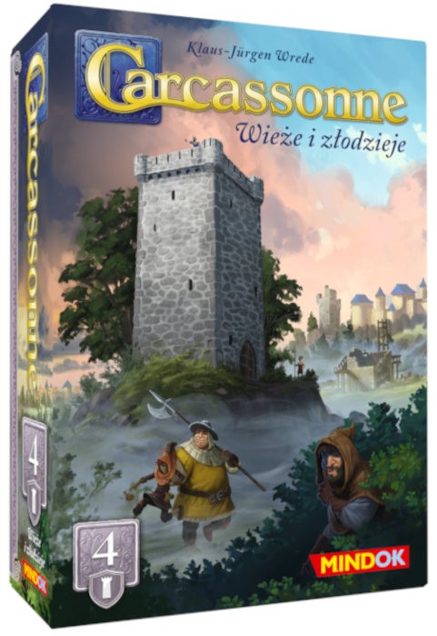 CARCASSONNE PL 3 ED. 4. WIEŻE I ZŁODZIEJE