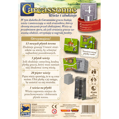 CARCASSONNE PL 3 ED. 4. WIEŻE I...