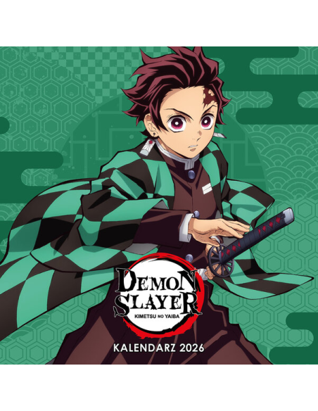 Kalendarz ścienny 2026 Demon Slayer