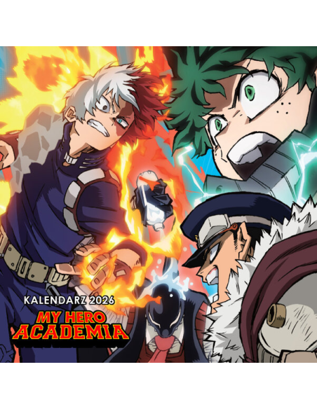 Kalendarz ścienny 2026 My Hero Academia