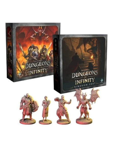 Dungeons of Infinity Kickstarter DELUXE VERSION BUNDLE + The Stonebound Saga Hero Pack
