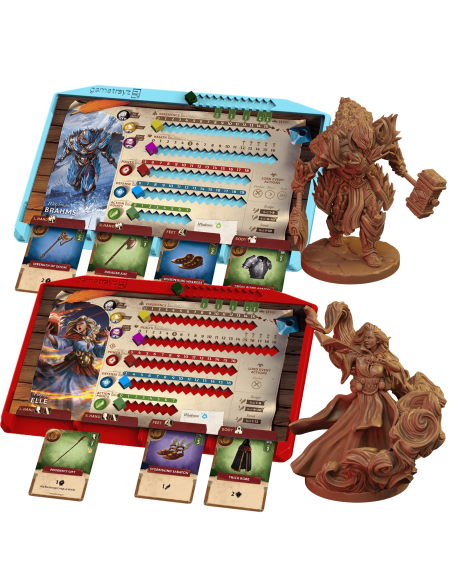 Dungeons of Infinity Kickstarter DELUXE VERSION BUNDLE + The Stonebound Saga Hero Pack