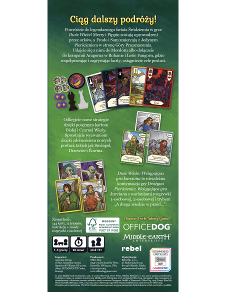 Władca Pierścieni: Dwie Wieże - Wciągająca gra karciana + Promka „Konie i Haradrimowie”