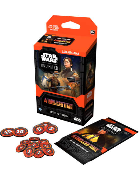 Star Wars: Unlimited Card Game - A Lawless Time - Spotlight Deck - Leia Organa