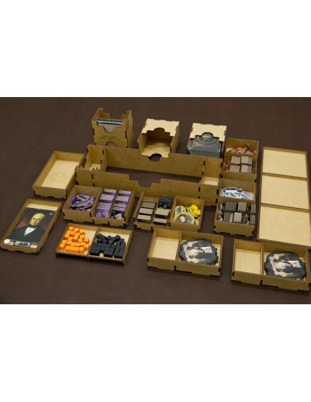 reDrewno Insert pasujący do gry Brass: Lancashire (edycja deluxe)