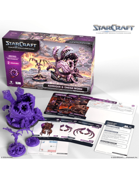 StarCraft: Kerrigan & Omega Worm - Zerg - Hero Expansion Set