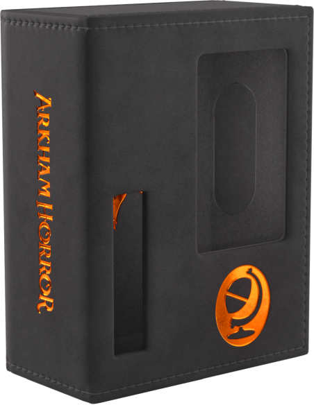 Gamegenic: Arkham Horror - Investigator Deck Tome - Seeker (Black-Orange)