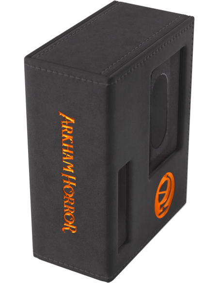 Gamegenic: Arkham Horror - Investigator Deck Tome - Seeker (Black-Orange)