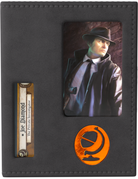 Gamegenic: Arkham Horror - Investigator Deck Tome - Seeker (Black-Orange)
