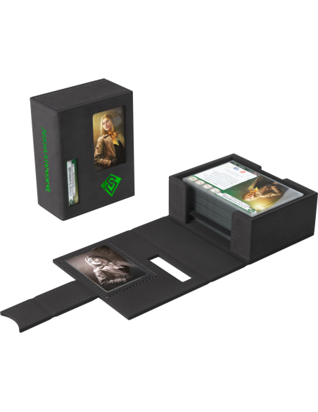 Gamegenic: Arkham Horror - Investigator Deck Tome - Rogue (Black-Green)