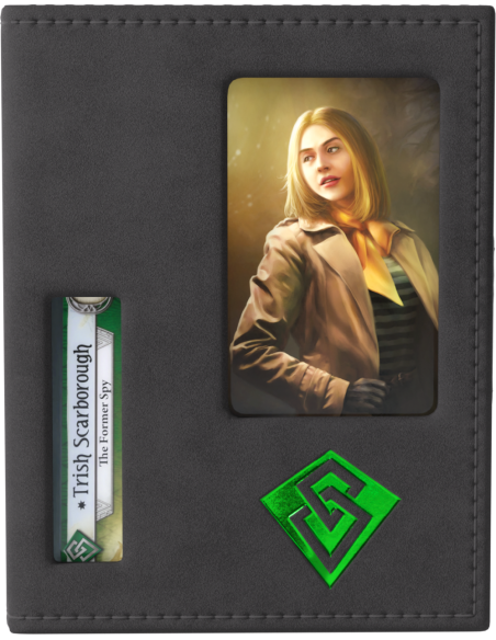 Gamegenic: Arkham Horror - Investigator Deck Tome - Rogue (Black-Green)